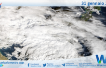 Meteo Sicilia: immagine satellitare Nasa di sabato 31 gennaio 2026