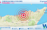Scossa di terremoto magnitudo 2.6 nei pressi di Alcara li Fusi (ME)