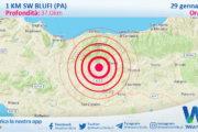 Scossa di terremoto magnitudo 3.7 nei pressi di Blufi (PA)