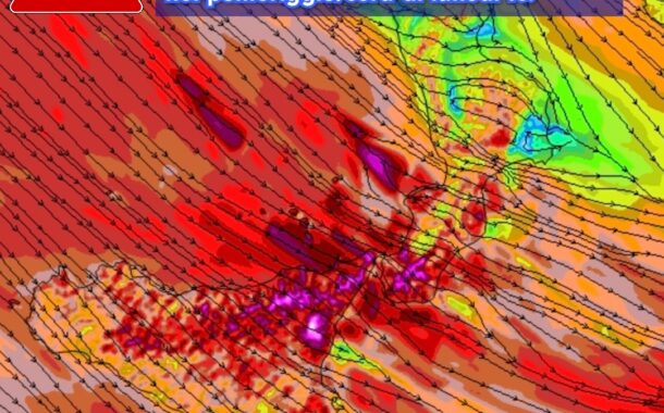 Meteo Messina e provincia: nuovo peggioramento con forte vento e piogge tra lunedì sera e martedì