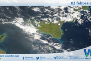 Meteo Sicilia: immagine satellitare Nasa di lunedì 02 febbraio 2026
