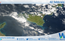 Meteo Sicilia: immagine satellitare Nasa di lunedì 02 febbraio 2026