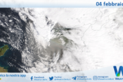 Meteo Sicilia: immagine satellitare Nasa di mercoledì 04 febbraio 2026