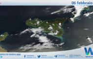 Meteo Sicilia: immagine satellitare Nasa di venerdì 06 febbraio 2026