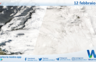 Meteo Sicilia: immagine satellitare Nasa di giovedì 12 febbraio 2026