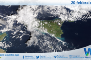 Meteo Sicilia: immagine satellitare Nasa di venerdì 20 febbraio 2026