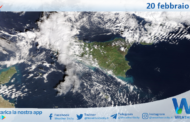 Meteo Sicilia: immagine satellitare Nasa di venerdì 20 febbraio 2026