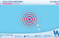 Scossa di terremoto magnitudo 3.1 nei pressi di Isole Eolie (Messina)