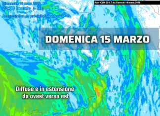 Meteo Sicilia: peggioramento nelle prossime ore con piogge, locali temporali e temperature in calo