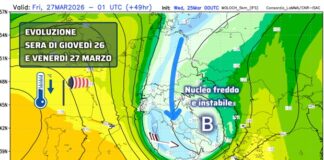 Meteo Sicilia, sussulto invernale: attesi forti venti, instabilità e nevicate sui rilievi!
