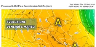 Meteo Sicilia: possibilità di qualche pioggia venerdì, nel weekend ancora alta pressione con tempo mite e variabile