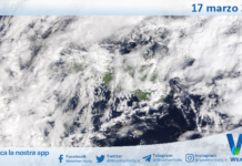 Meteo Sicilia: immagine satellitare Nasa di martedì 17 marzo 2026