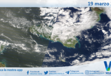 Meteo Sicilia: immagine satellitare Nasa di giovedì 19 marzo 2026