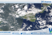 Meteo Sicilia: immagine satellitare Nasa di martedì 24 marzo 2026