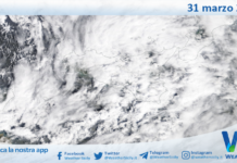 Meteo Sicilia: immagine satellitare Nasa di martedì 31 marzo 2026