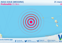 Scossa di terremoto magnitudo 4.3 nei pressi di Isole Eolie (Messina)
