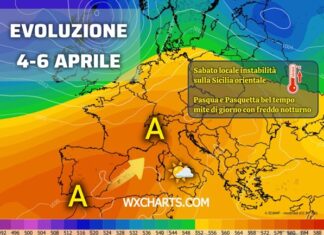 Meteo Sicilia, torna l’anticiclone: ultimi disturbi sabato, a Pasqua e Pasquetta bel tempo e rialzo termico!