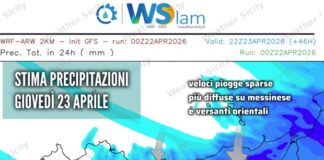Sicilia: breve passaggio instabile giovedì e correnti più fresche, poi rapido miglioramento nel weekend