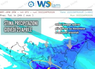 Sicilia: breve passaggio instabile giovedì e correnti più fresche, poi rapido miglioramento nel weekend