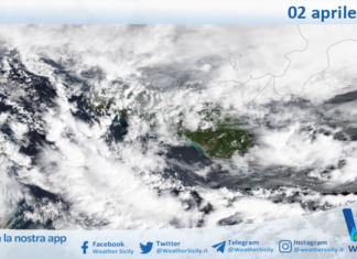 Meteo Sicilia: immagine satellitare Nasa di giovedì 02 aprile 2026