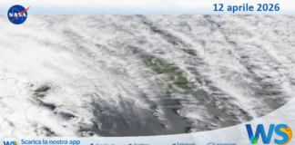 Meteo Sicilia: immagine satellitare Nasa di domenica 12 aprile 2026