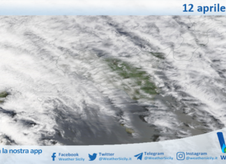 Meteo Sicilia: immagine satellitare Nasa di domenica 12 aprile 2026