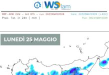 Sicilia: lunedì possibili locali temporali pomeridiani su aree interne. In settimana caldo in aumento ma senza eccessi