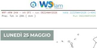 Sicilia: lunedì possibili locali temporali pomeridiani su aree interne. In settimana caldo in aumento ma senza eccessi