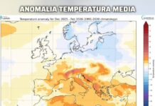 Inverno 2025-2026: in Sicilia trimestre molto mite con temperature superiori alle medie climatiche, nonostante le abbondanti piogge
