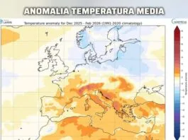 Inverno 2025-2026: in Sicilia trimestre molto mite con temperature superiori alle medie climatiche, nonostante le abbondanti piogge