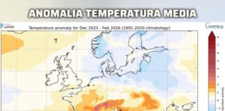 Inverno 2025-2026: in Sicilia trimestre molto mite con temperature superiori alle medie climatiche, nonostante le abbondanti piogge