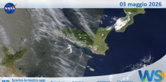 Meteo Sicilia: immagine satellitare Nasa di domenica 03 maggio 2026