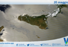 Meteo Sicilia: immagine satellitare Nasa di mercoledì 20 maggio 2026