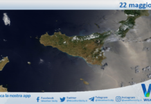 Meteo Sicilia: immagine satellitare Nasa di venerdì 22 maggio 2026