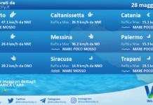 Meteo Sicilia: previsioni meteo mare e vento per domani, giovedì 28 maggio 2026
