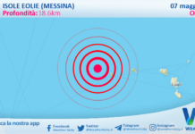 Scossa di terremoto magnitudo 2.9 nei pressi di Isole Eolie (Messina)