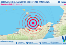 Scossa di terremoto magnitudo 2.7 nei pressi di Costa Siciliana nord-orientale (Messina)