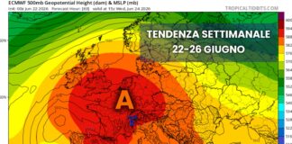 Meteo Sicilia: caldo moderato fino a fine mese, con instabilità diurna in settimana nell’entroterra