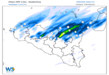 Meteo Sicilia: martedì pomeriggio possibili rovesci e temporali sulle zone montuose