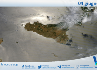 Meteo Sicilia: immagine satellitare Nasa di giovedì 04 giugno 2026