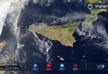 Meteo Sicilia: immagine satellitare Nasa di domenica 14 giugno 2026