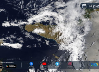 Meteo Sicilia: immagine satellitare Nasa di martedì 16 giugno 2026