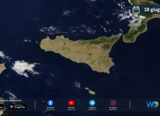 Meteo Sicilia: immagine satellitare Nasa di giovedì 18 giugno 2026