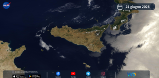 Meteo Sicilia: immagine satellitare Nasa di domenica 21 giugno 2026