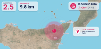 Scossa di terremoto magnitudo 2.5 nei pressi di Floresta (ME)