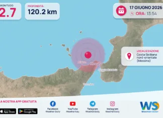 Scossa di terremoto magnitudo 2.7 nei pressi di Costa Siciliana nord-orientale (Messina)