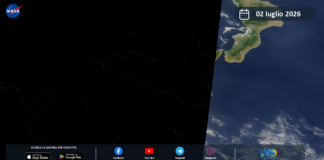 Meteo Sicilia: immagine satellitare Nasa di giovedì 02 luglio 2026