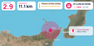 Preanalisi EMSC: terremoto M2.9 – SICILY, ITALY