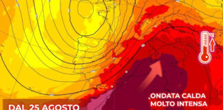 Meteo Sicilia: verso una nuova ondata calda molto intensa nell’ultima settimana di agosto, da martedì picchi superiori a 40-42°C