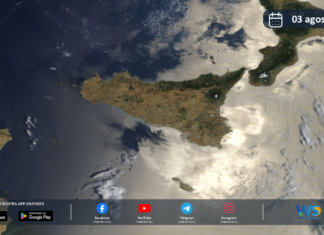 Immagine satellitare NASA – 3 agosto 2026